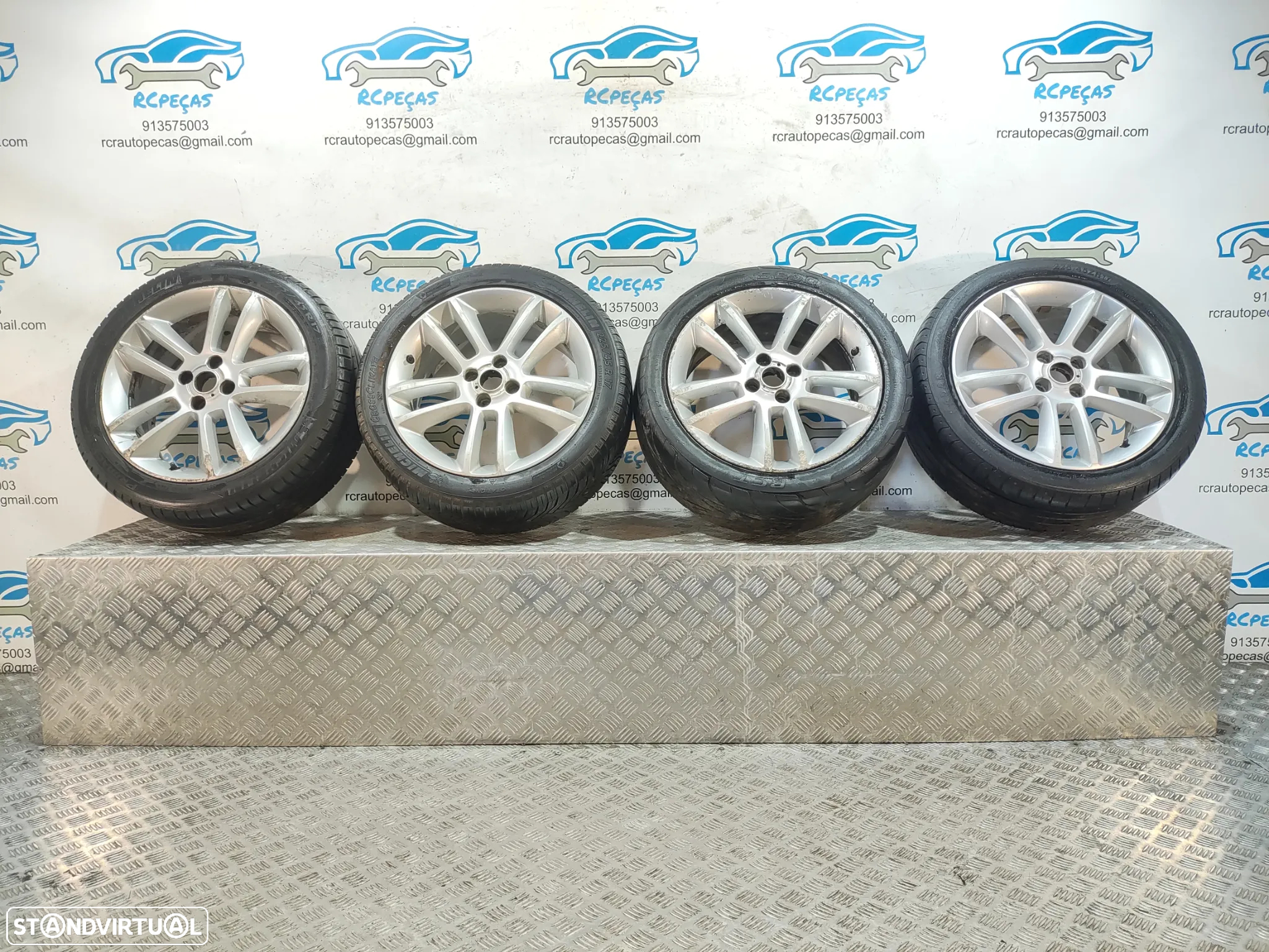 Conjunto Jantes 17 Ronal Originais Opel Corsa D S07 7J ET44 4x100 - 11