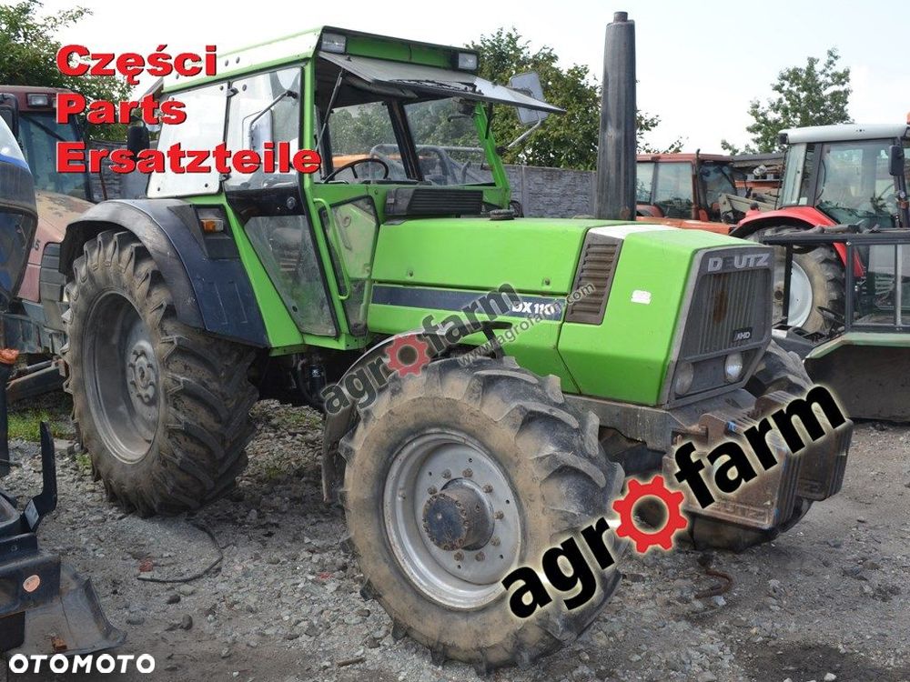 Deutz DX 110 części, skrzynia biegów, silnik, most - 1