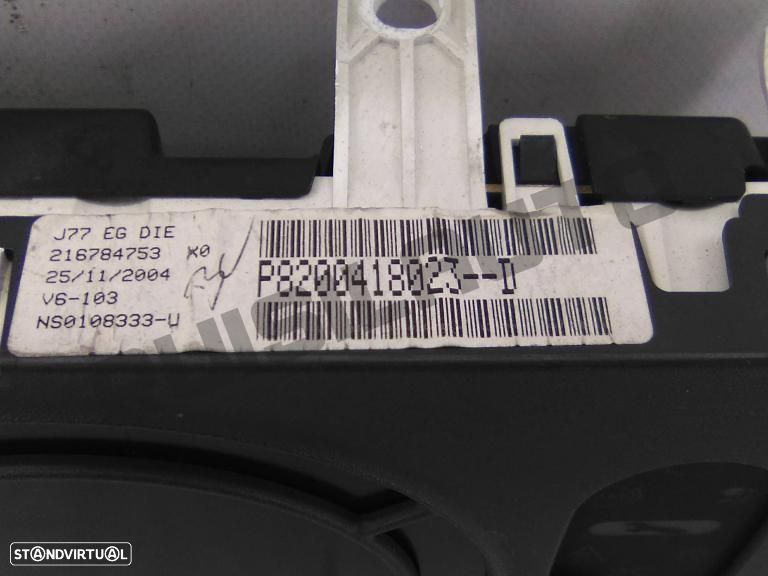 Quadrante P82004_18023 Renault Modus [2004_2012] 1.5 Dci - 2