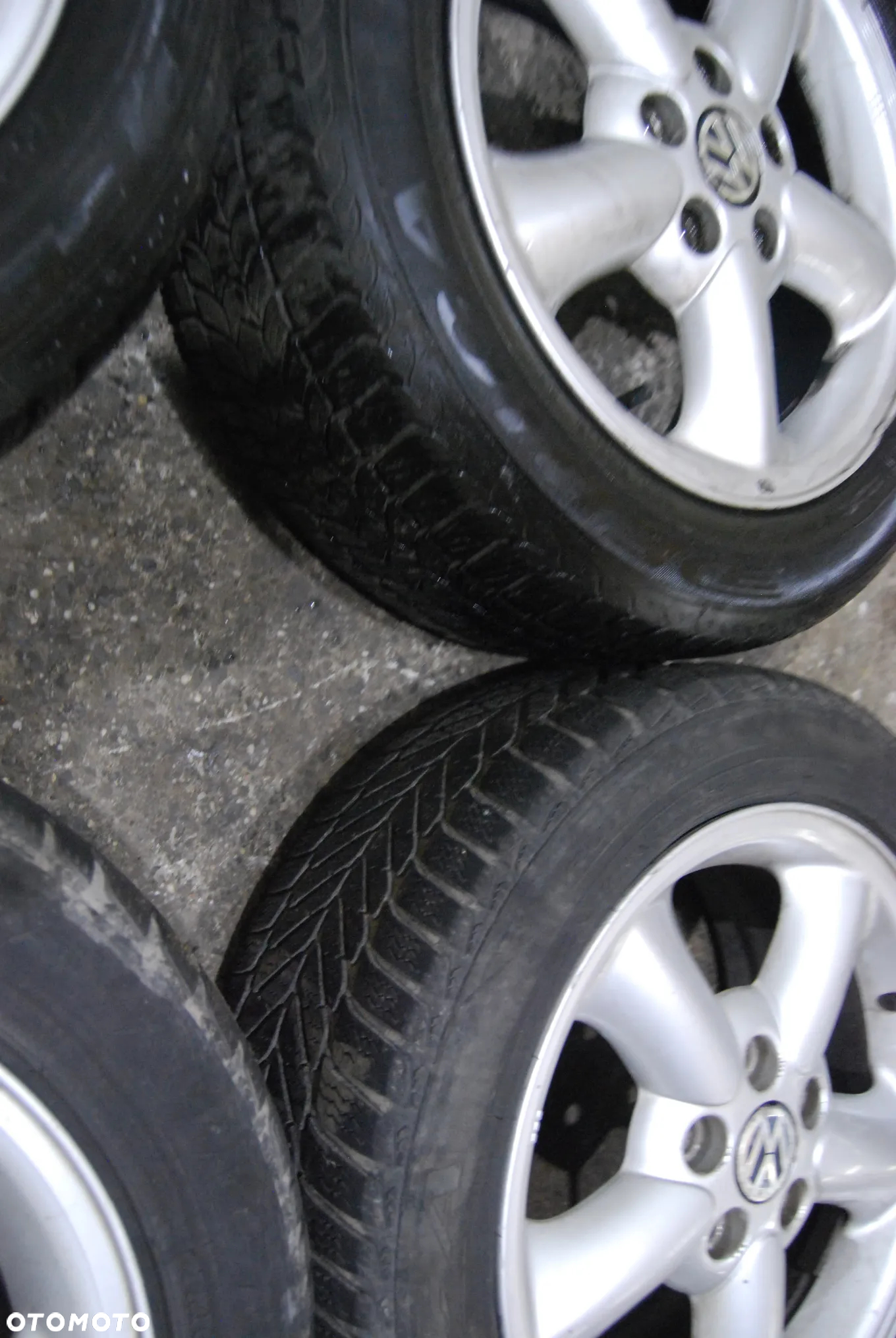 KOŁA FELGI ALUMINIOWE BBS 7M0601025G 5X112 7J ET59 205/55R16 OPONY ZIMOWE VW SHARAN MK I LIFT SEAT SKODA AUDI - 7