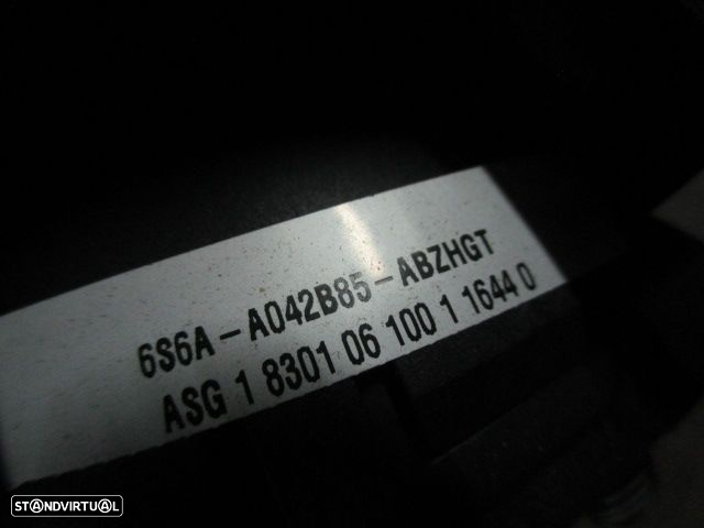 Kit Airbags 6S6AA042B85 6S6AA044H30AC 6S6T14B056LC 5WK43587 2S6AA61209AC 2S6AA61208AC FORD FIESTA 5 FASE 2 2006 1.3I 70CV 5P CINZA ESCURO PRETO - 5