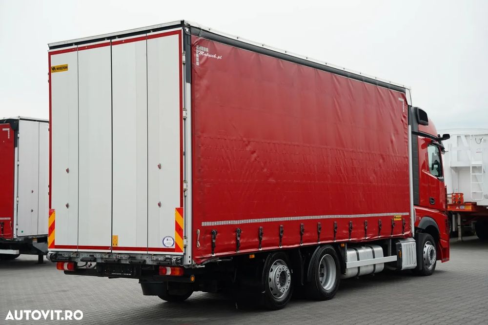 Mercedes-Benz ACTROS 2545 / CORTINĂ - 7.4 M / MEGA / 6x2 / PUNTE RIDICATĂ / PUNTE RIDICATĂ / WIELTON / 2021 - 6