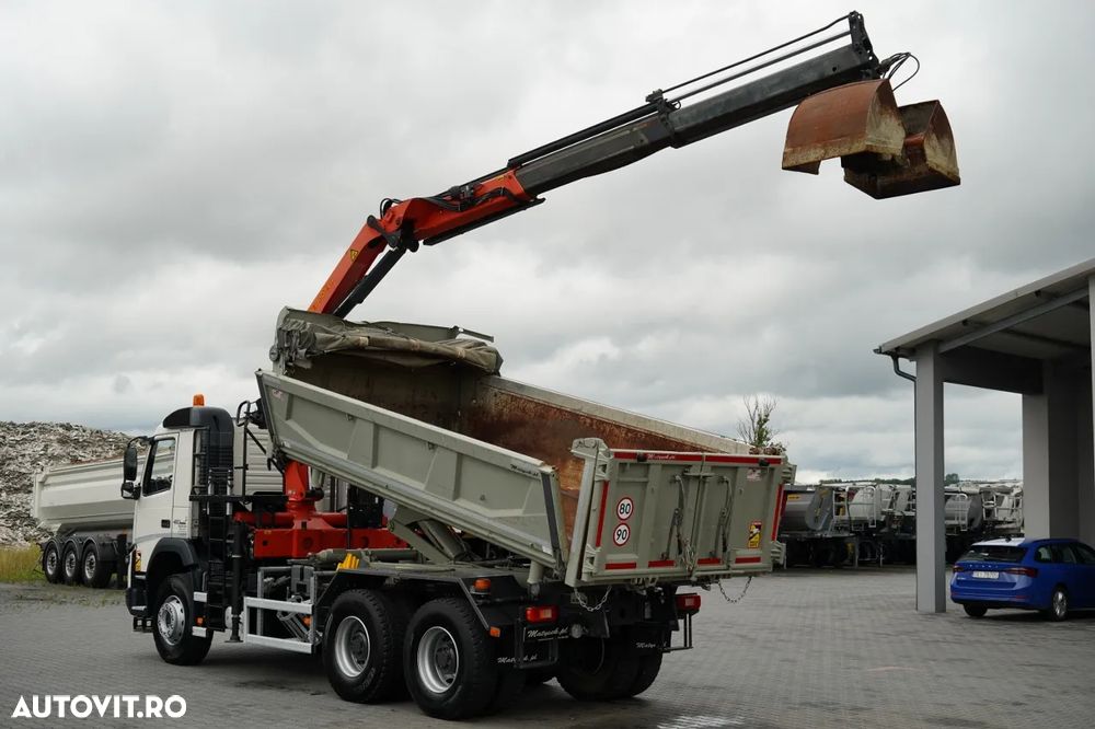 Volvo FMX 410 / 6x4 / CAMION BASCULANTE + HDS PALFINGER 18002-EH A / HYDROBOARD / RADIO CONTROL / EURO 6 / - 2