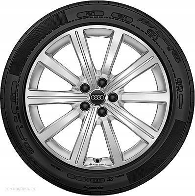 Koło AUDI Q3, wzór gwiazdy z 10 szprychami 225/50 R19 100V XL 7,5Jx19 ET 38 - 1