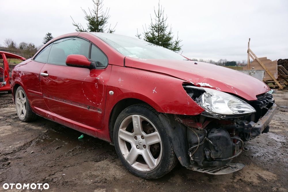 PEUGEOT 307 CC CABRIO 2003 LKRD 2.0 16V EW10J4S 177KM 20DM43 CZERWONY na części - 7