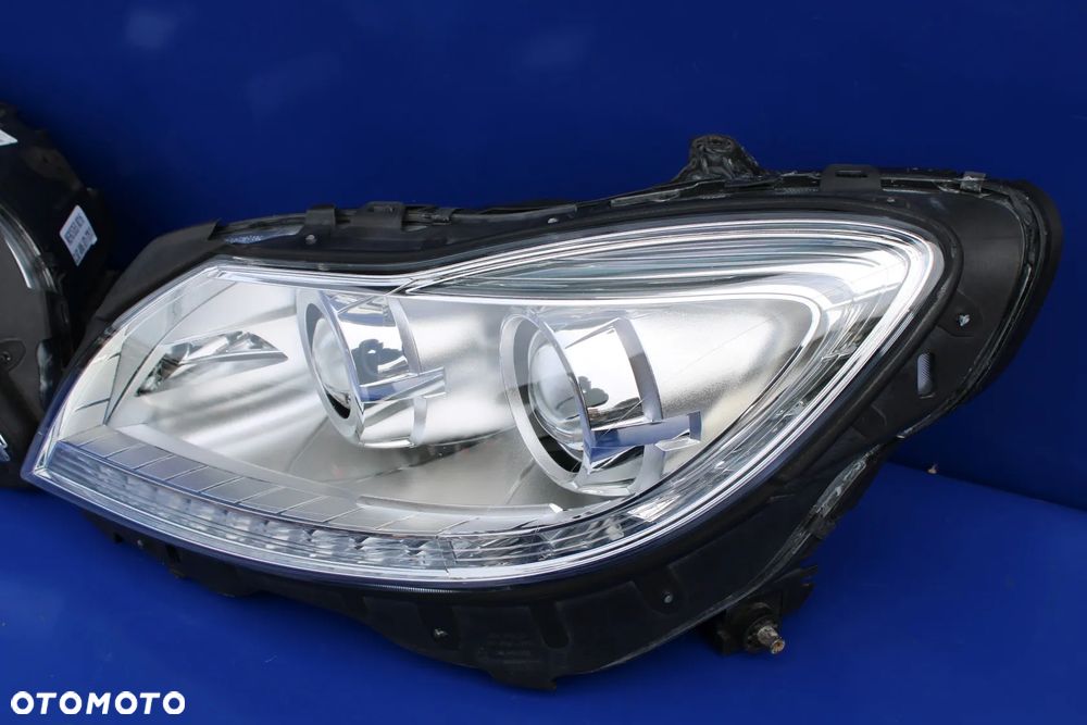 Reflektory prawy  lewy komplet Led ILS OE Mercedes W216 C216 Lift Europa - 8