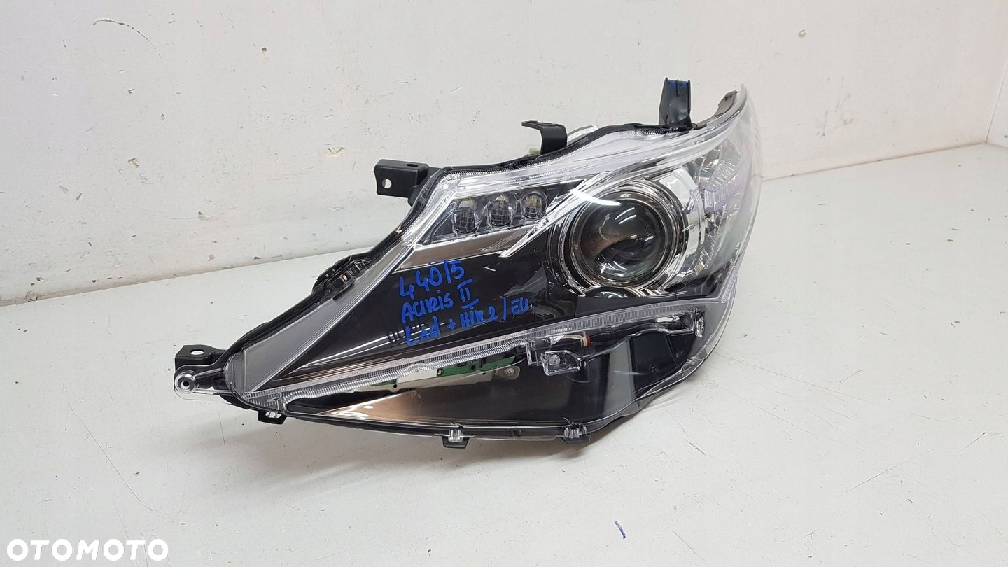 Toyota Auris II 12- Lampa Reflektor Przód Przedni LED HIR2 EU - 2