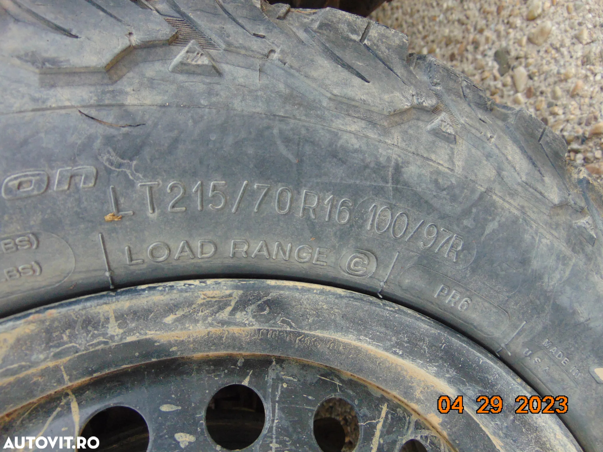 Jante Nissan X Trail t30 jante metal cu anvelope teren off road r16 cauciucuri bf goodrich - 6