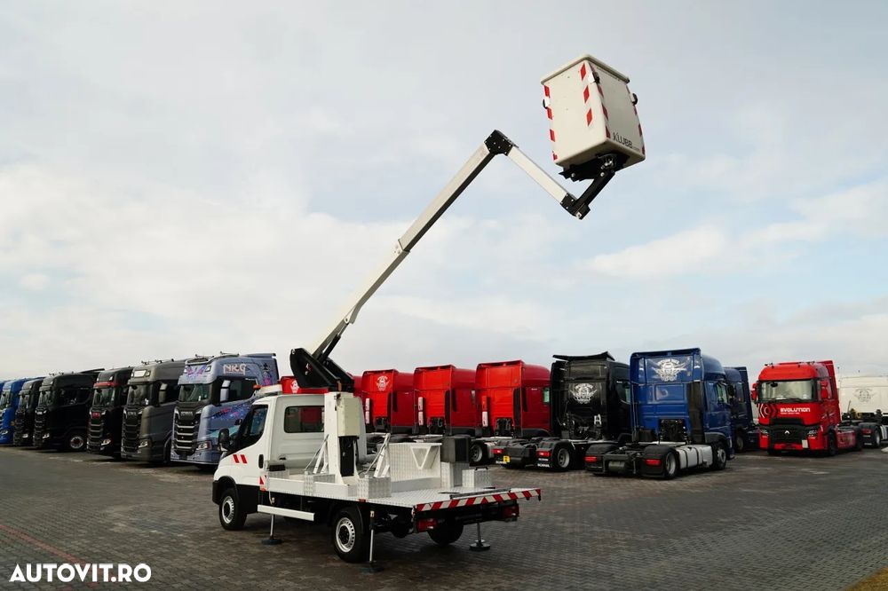 Iveco DAILY 35-140 / AERIAL / KLUBB K26 BASIC LIFT / 4 STABILIZATOARE / MANUAL / 2020 R - 4