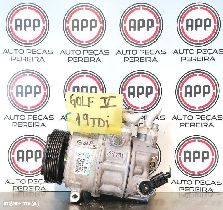 Compressor ar condicionado VW Golf 5, Audi A3 8P, Leon 1P, Skoda Octavia, Jetta, Passat 3C, 1.9 TDI, 2.0 TDI - 1