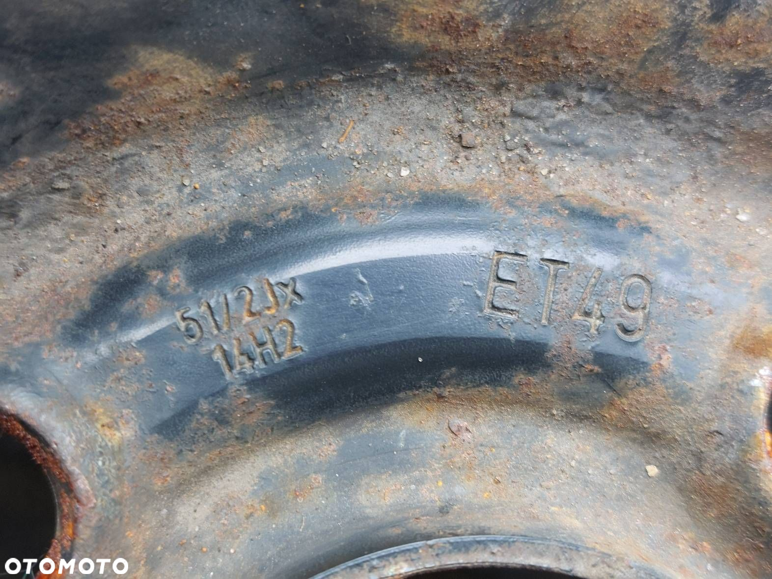 FELGI STALOWE 2 SZT 4x100 5,5Jx14 ET49 FI56,6 OPEL CORSA MERIVA - 6
