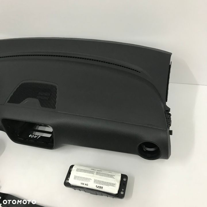 VW UP! UP DESKA ROZDZIELCZA KONSOLA KOKPIT PULPIT PODUSZKI AIRBAG AIR BAG PASY KIT SET - 3