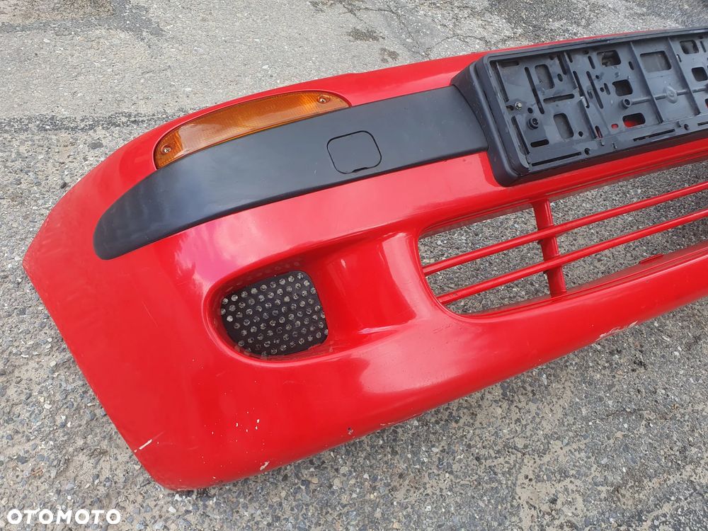 DAEWOO MATIZ ZDERZAK PRZÓD PRZEDNI CZERWONY KOMPLETNY - 4