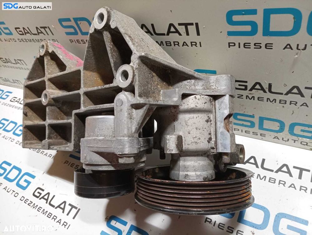 Suport Accesorii Pompa Servodirectie Servo Directie Compresor AC Clima cu Rola Role Intinzatoare Chevrolet Aveo T250 1.4 B 2005 - 2011 Cod 96352822 [M6663] - 5