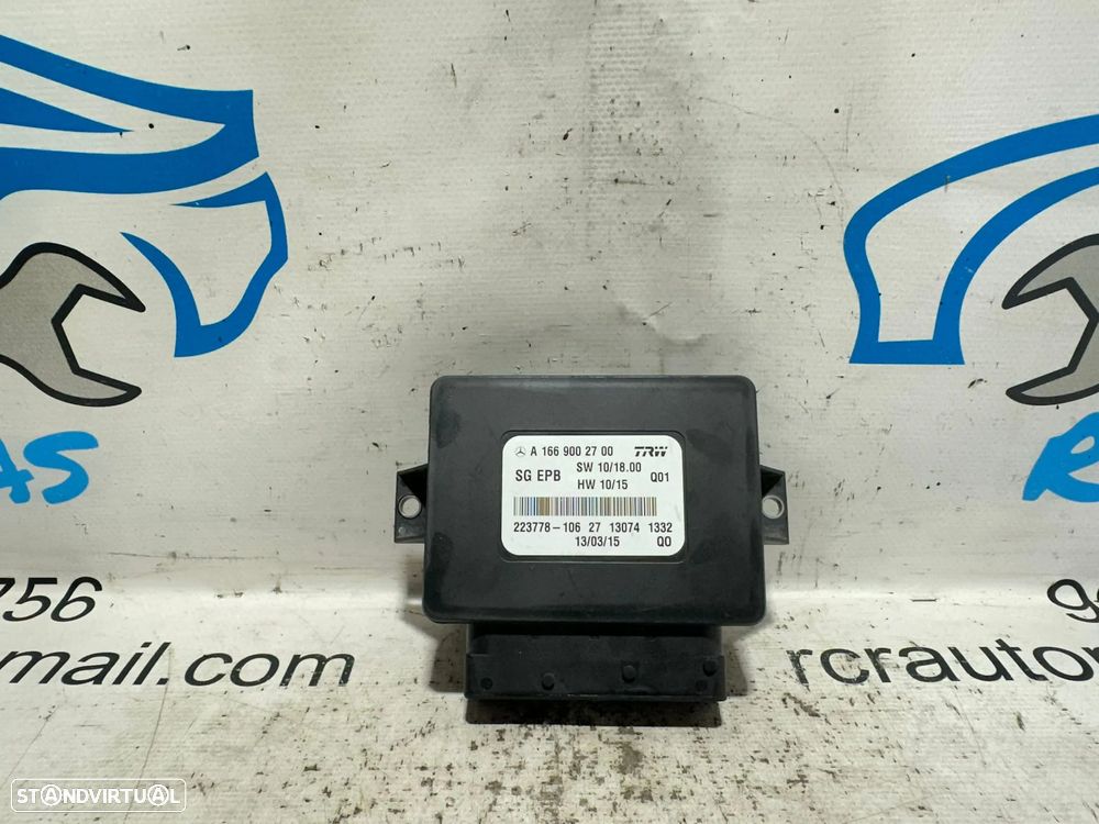 .Modulo Unidade Controlo Assistência Estacionamento Parque Eletrico EPB Original TRW  Mercedes Benz A1669002700 2004 - 2011 - 1