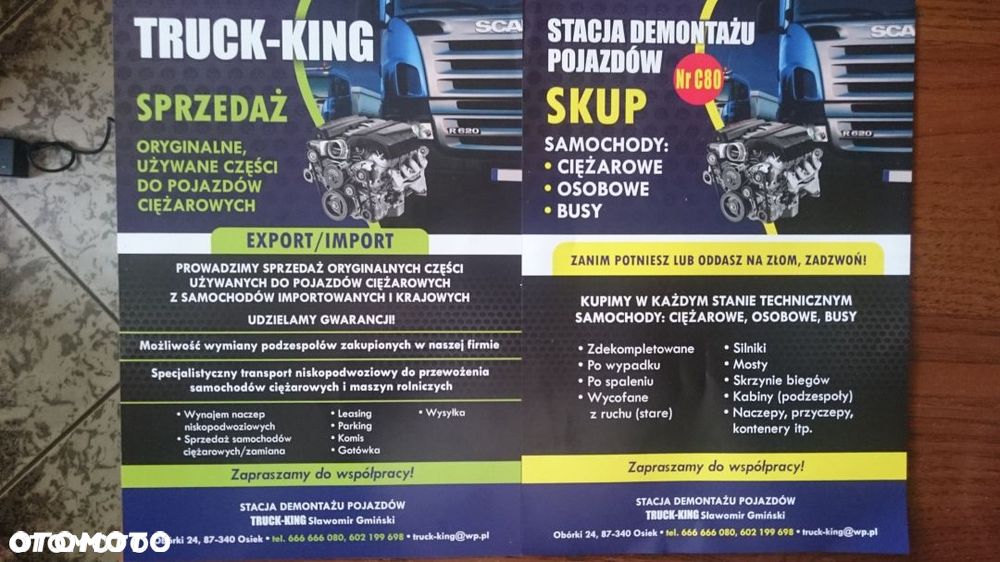 Owiewka scania 4 R SPOILER prawy - 2