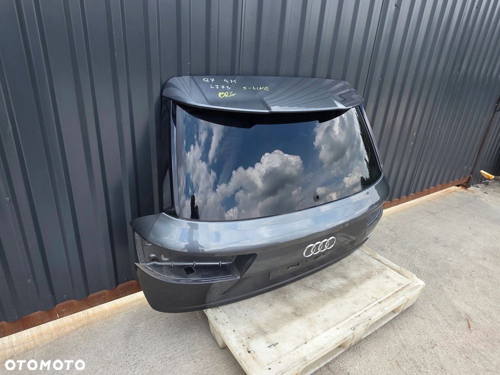 KLAPA TYLNA TYŁ AUDI Q7 4M S LINE LZ7S ORYGINAŁ ! - 3