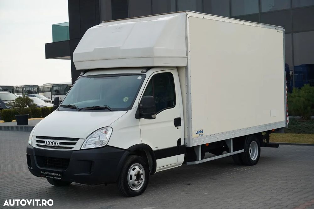 Iveco DAILY 35-150 / CONTAINER 4.3 m / 750 KG RIDICARE / DUBLU / IMPORTAT - 1