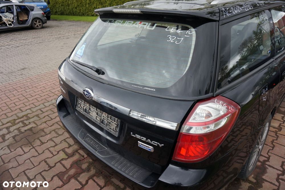 KLAPA BAGAŻNIKA TYLNA LEGACY IV BP LIFT KOMBI 32J  CZARNY SUBARU 2006-2009 - 3