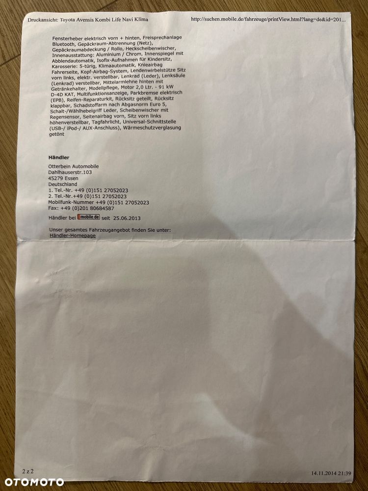 Toyota Avensis Combi 2.0 D-4D - 15