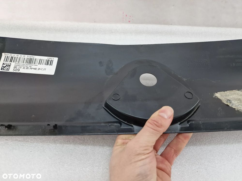 AUDI A4 B9 8W0 14- , LIFT 18- OSŁONA / NAKŁADKA PASA PRZEDNIEGO PRZÓD , NR 8W0807081 , 8W0807081F , NR AUKCJI OP80 - 29