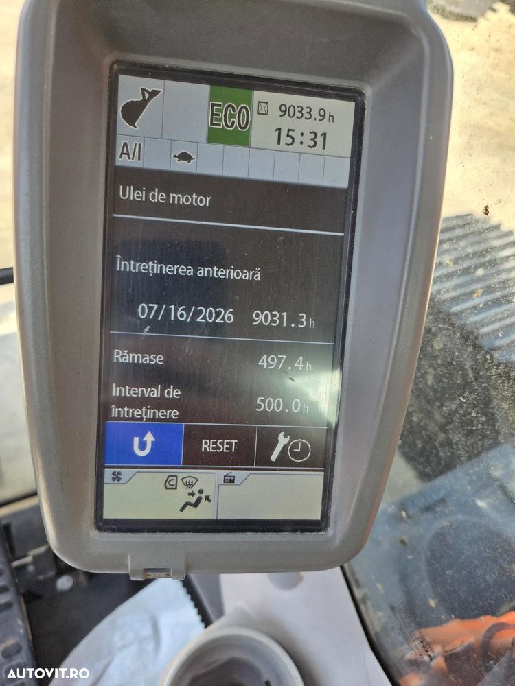 Hitachi BRATE LUNGI NOI la 18m, 2018, 9.033h, 3 pompe hidr HITACHI, masa operationala arpx 35t, senile LATE 90% ok, doar 1.200h deplasare, camera spate, Consum mediu 16l/h, REVIZII MOTOR SI HIDR EFECTUATE, posibilitate leasing, PROMOTIE 119.500 EUR+Tva - 30