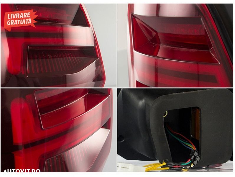 Pachet Exterior cu Faruri si Stopuri VW Polo 6R 6C (2009-2017) R-Line Design Semna- livrare gratuita - 17