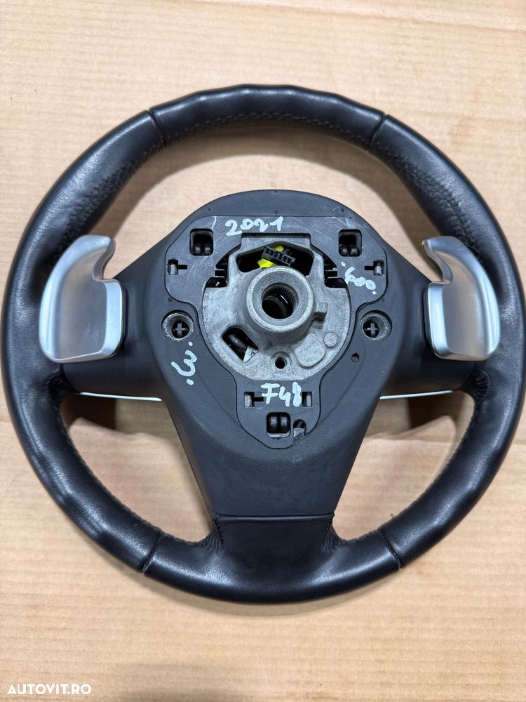 Volan piele cu comenzi, padele si airbag BMW X1 F48 LCI an 2019-2022 - 6