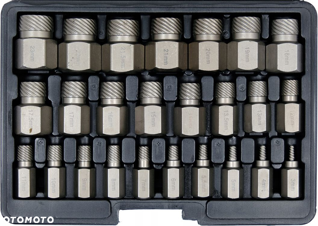 YATO ZESTAW 25 WYKRĘTAKÓW DO USZKODZONYCH ŚRUB HEX TORX SPLINE YT-06034 - 4