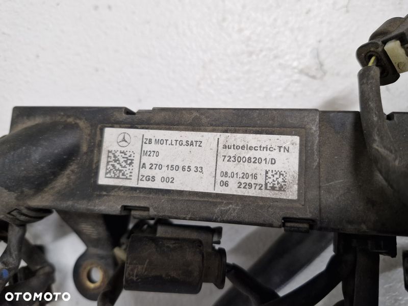 MERCEDES A W176 1.6 CGI WIĄZKA INSTALACJA SILNIKA A2700108702 - 3