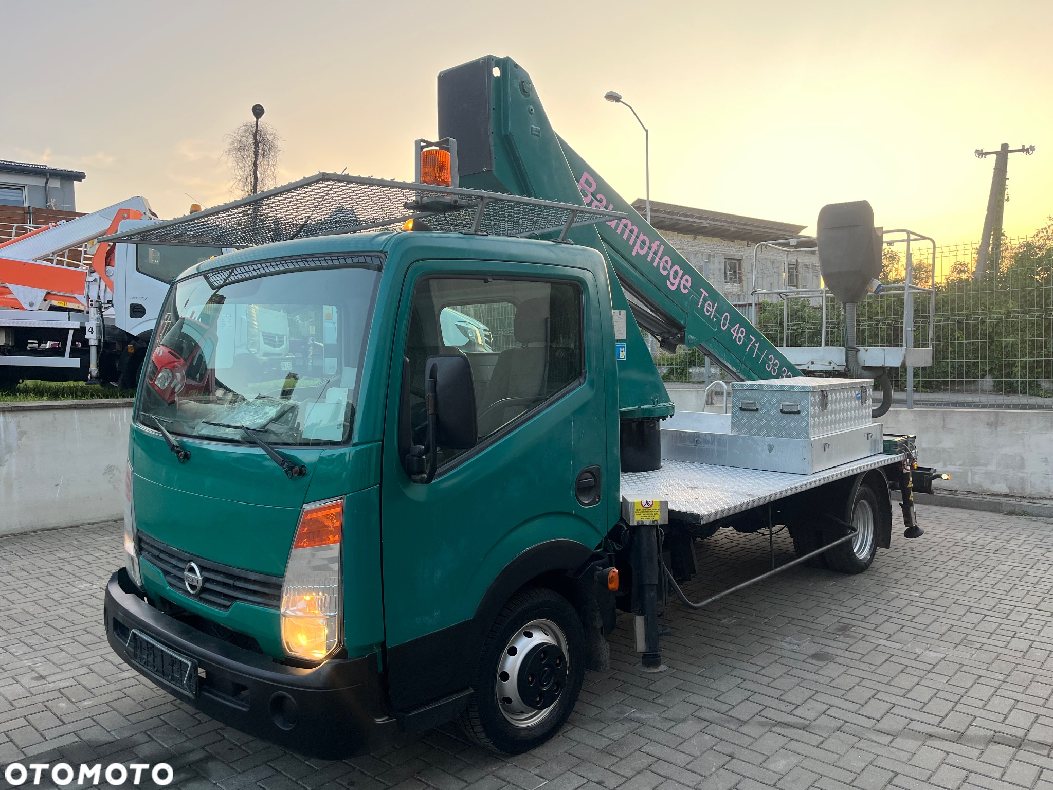 Nissan Podnośnik Koszowy GSR 179 Pełna Hydraulika Góra dół Zwyżka Kosz Izolowany! Jak Ruthmann Wumag Multitel - 2
