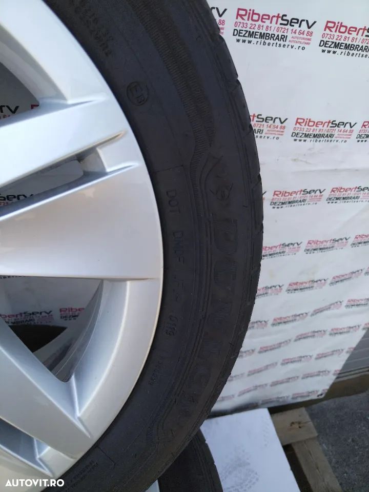Jante aliaj R16 Golf 8 + Anvelope vara ca noi - 3