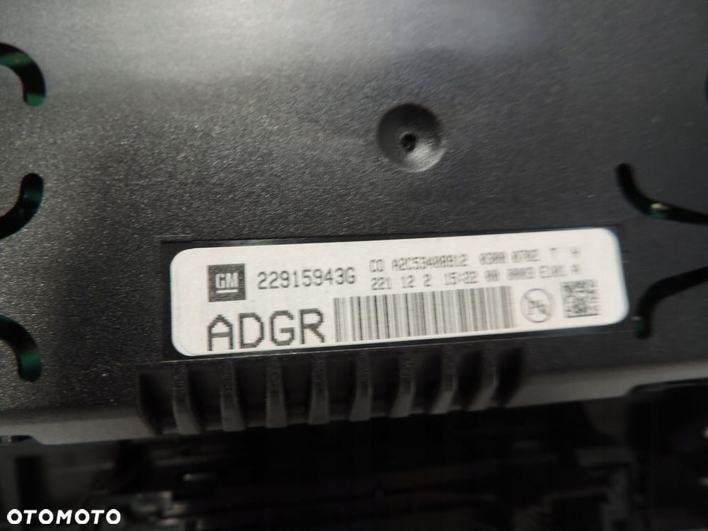 RADIO RADIOODTWARZACZ CD400 OPEL INSIGNIA A 22836293 - 10