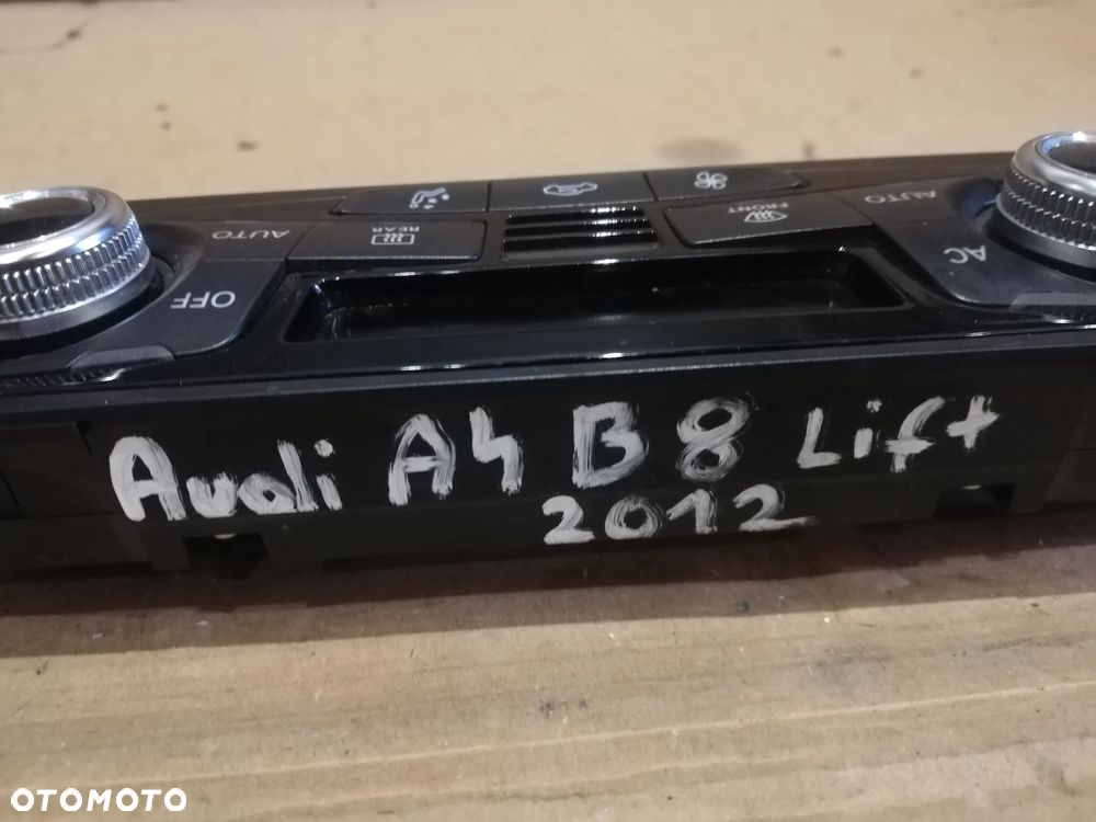 PANEL STEROWANIA NAWIEWU KLIMATYZACJI AUDI A4 B8 LIFT 8K2820043AJ - 2