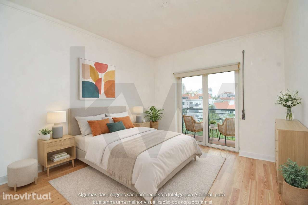 T3 com vista de mar, varandas e garagem box, no prestigiado Bairro do - Grande imagem: 3/34