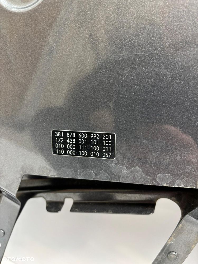 Mercedes SLK 172 Maska 1728870001 Selenitgrau/ Selenite Grey Metallic 992 - 15