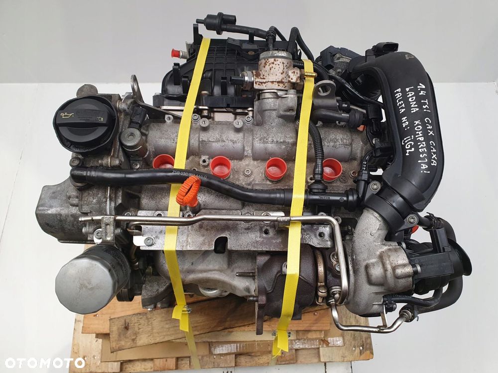 SILNIK KOMPLET Skoda Rapid 1.4 TSI 122KM sprawny CAX CAXA - 1