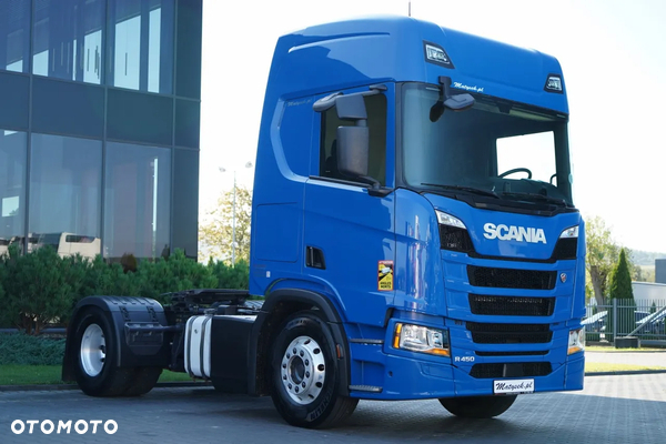 Scania R 450 / HYDRAULIKA / RETARDER / KLIMATYZACJA POSTOJOWA  / ALUFELGI / PO KONTRAKCIE SERWISOWYM / SPROWADZONA