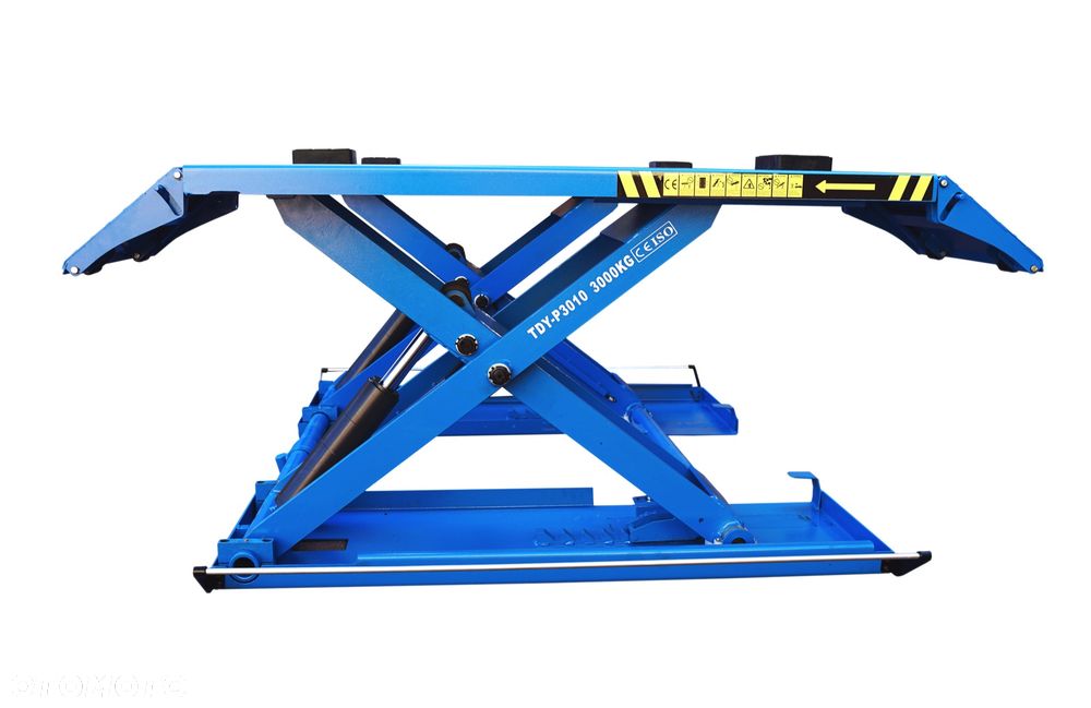 Podnośnik Nożycowy Mobilny Euro Trade TDY-3010 3000 kg – Elektrohydrauliczny, Automatyczny, CE, UDT - 2