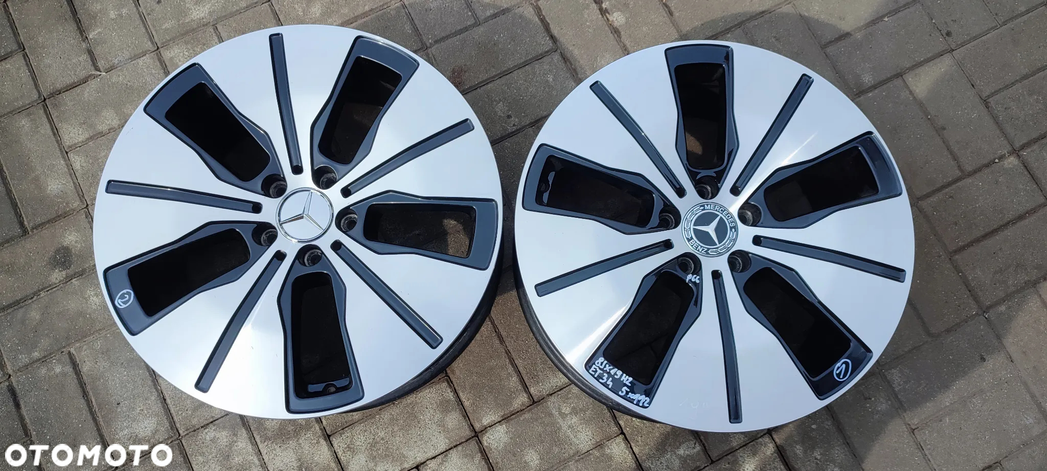 FELGI ALUMINIOWE 5x112 8Jx19 CALI ET34 fi 66.6 2934010100 MERCEDES EQC INNE KOMPLET 4 SZTUKI - 10