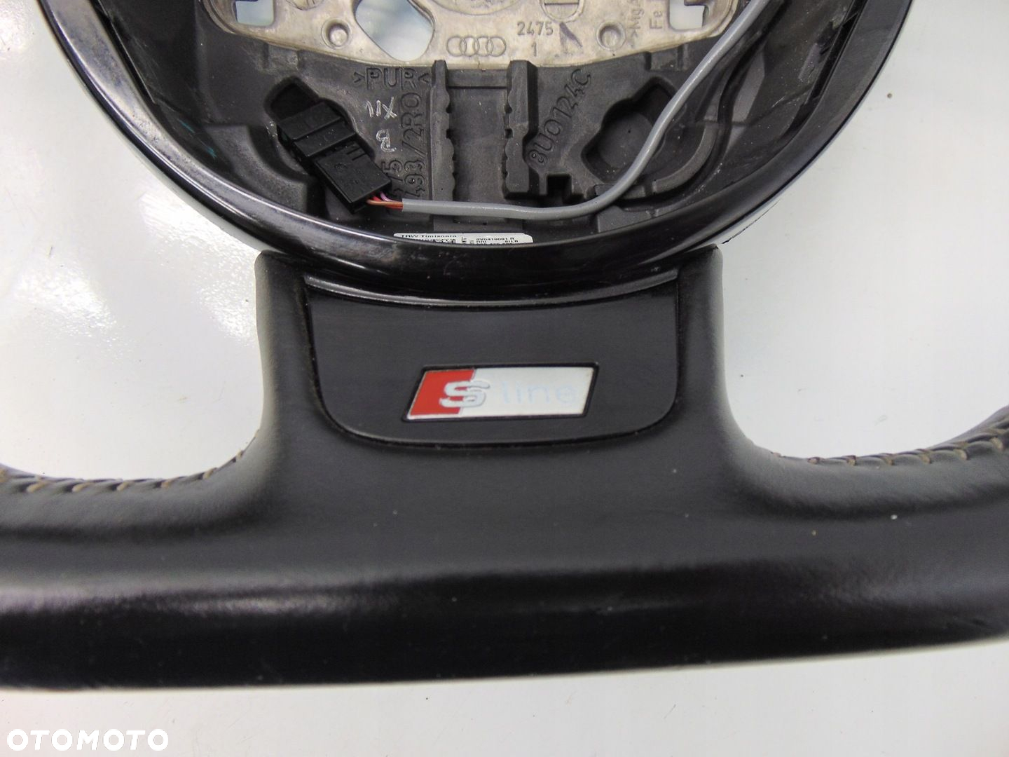 KIEROWNICA SKÓRZANA MULTI ŚCIĘTA 8V0419091 AUDI A3 8V S-LINE - 8