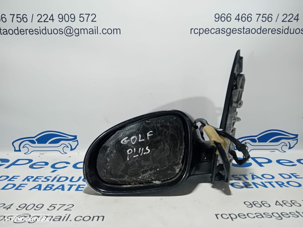 Espelho Retrovisor Esquerdo VW Golf Plus Original - 1