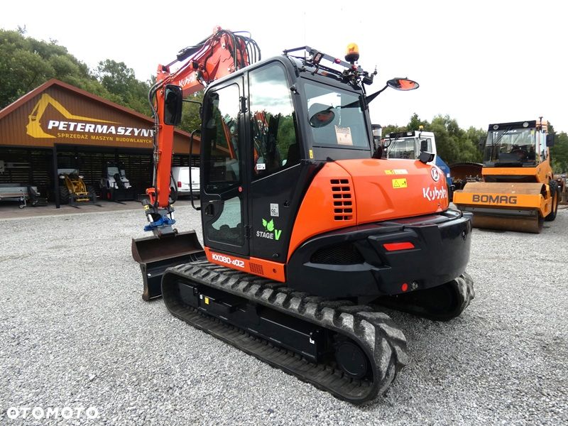 Kubota KX080-4&2 STAGE 5 / ROTOTILT / Sprowadzona / Idealna / - 5