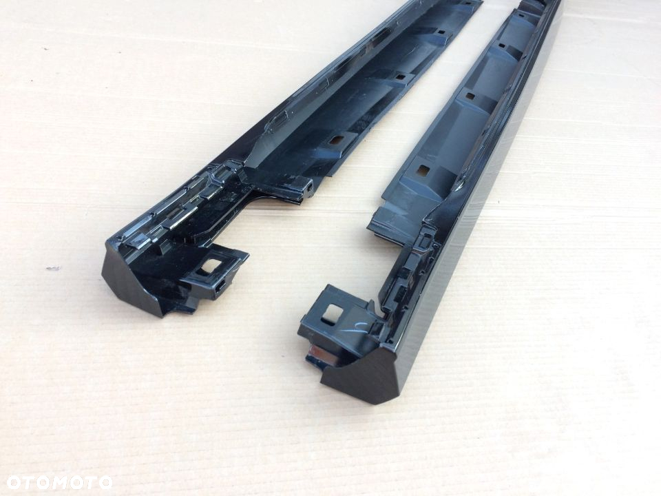 Listwy Progowe Boczne Audi A6 C7 4G0 LIFT S-Line CZARNE - 5