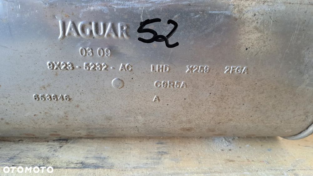 Jaguar XF 250 9X23 tlumik uklad wydechowy wydech koncowka tlumika Lewa Lewy - 3