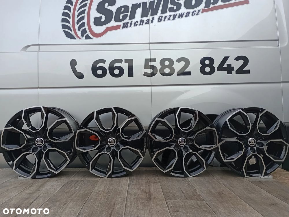 FELGI ALUMINIOWE 5x112 R18 8J SKODA ENYAQ iV KAROQ KODIAQ OCTAVIA SUPERB YETI NOWE - 2
