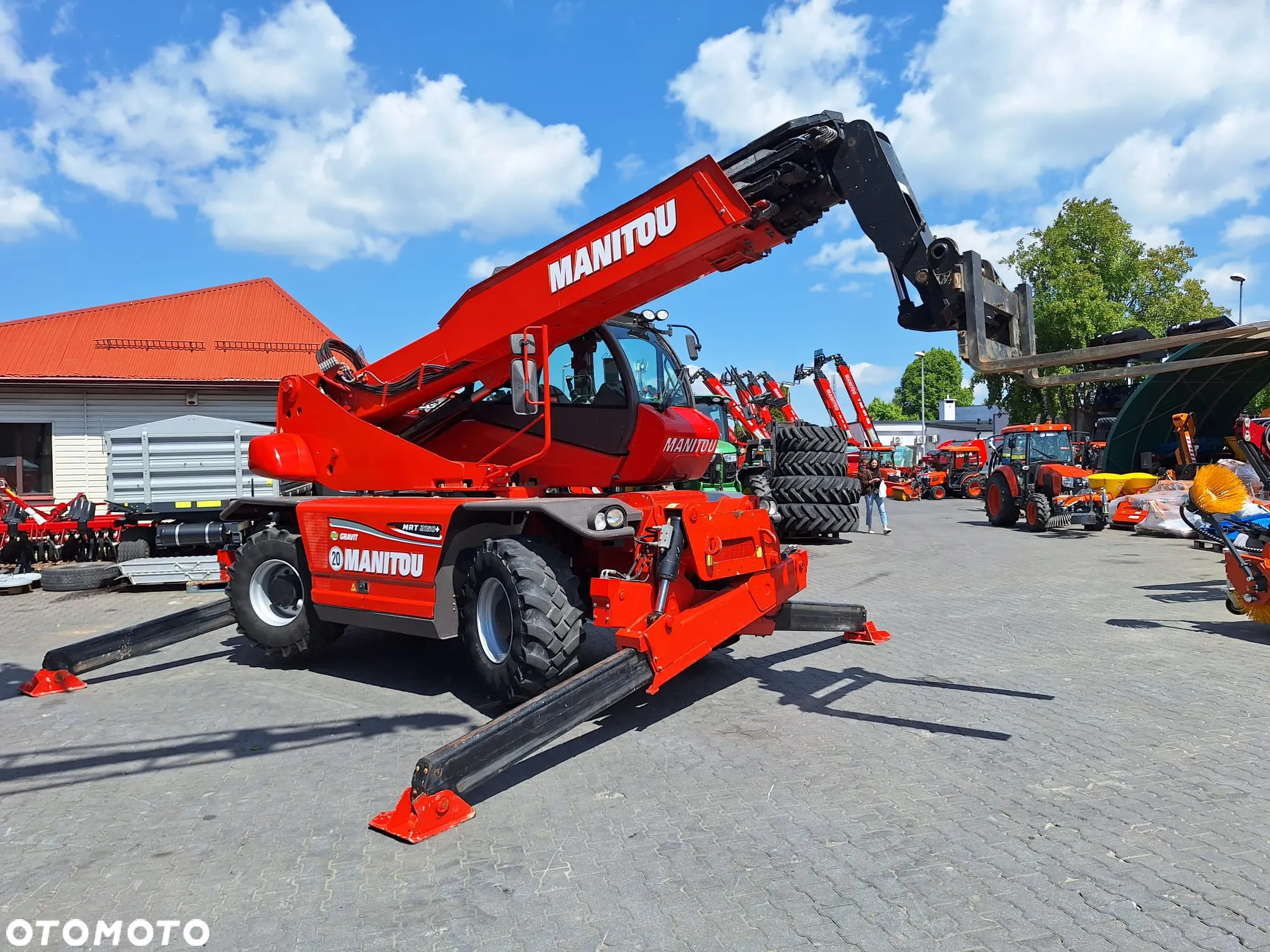 Manitou ładowarka teleskopowa obrotowa MRT 2150 - 4