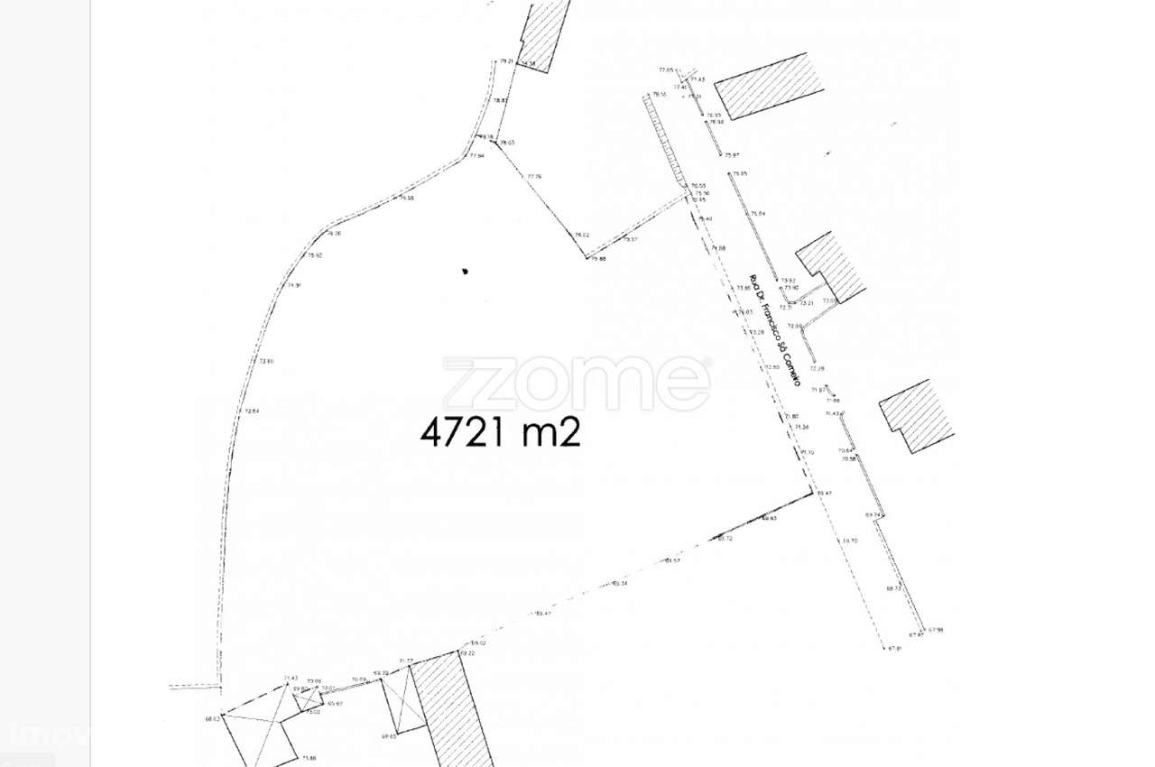 Terreno de 4721m2, em Palmeira a 4Km do centro de Santo Tirso - Grande imagem: 2/15
