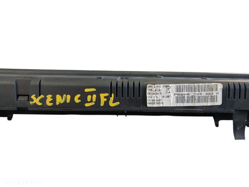 LICZNIK WYŚWIETLACZ RENAULT SCENIC II LIFT 8200704463 SCENIC II LIFT - 2