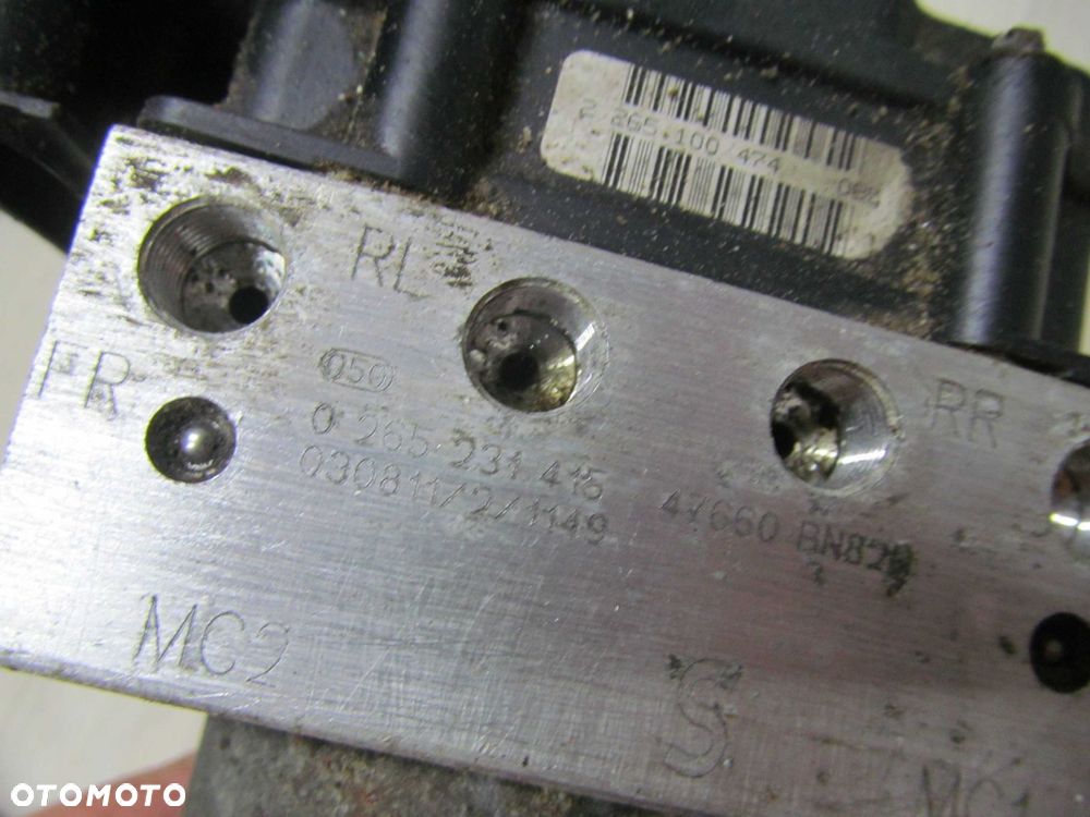 NISSAN ALMERA N16 POMPA HAMULCOWA ABS 265231415 0265950456 00-06 - 2